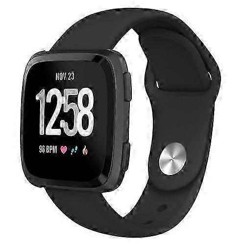 Solid Color Silicone Watch Bands for Fitbit Versa 2 Versa and Versa Lite