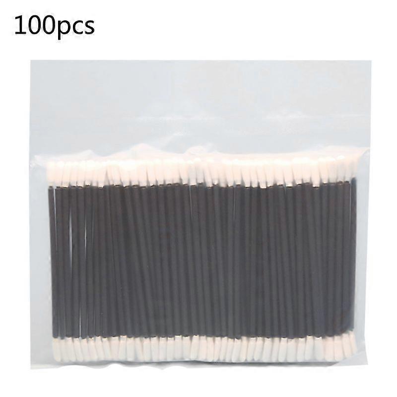 100Pcs Double-Headed Polyester Tips Cleaning Swabs Dust-Free Stick for Printers