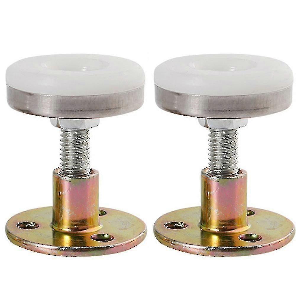2pcs Adjustable Threaded Anti-shake Bed Frame Telescopic Room Wall Support Tool