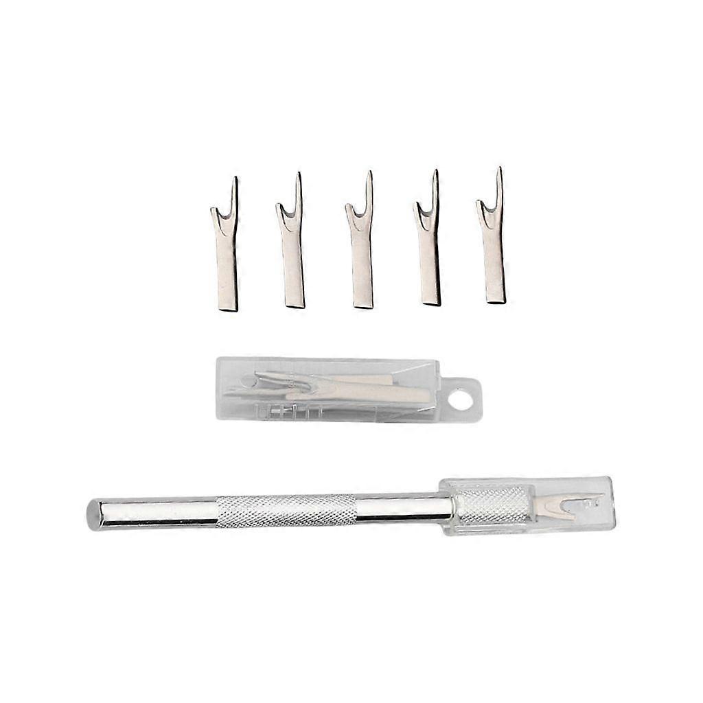 Seam Unpicker with 5 Replacement Head Comfortable Handle for Needlework Sewing