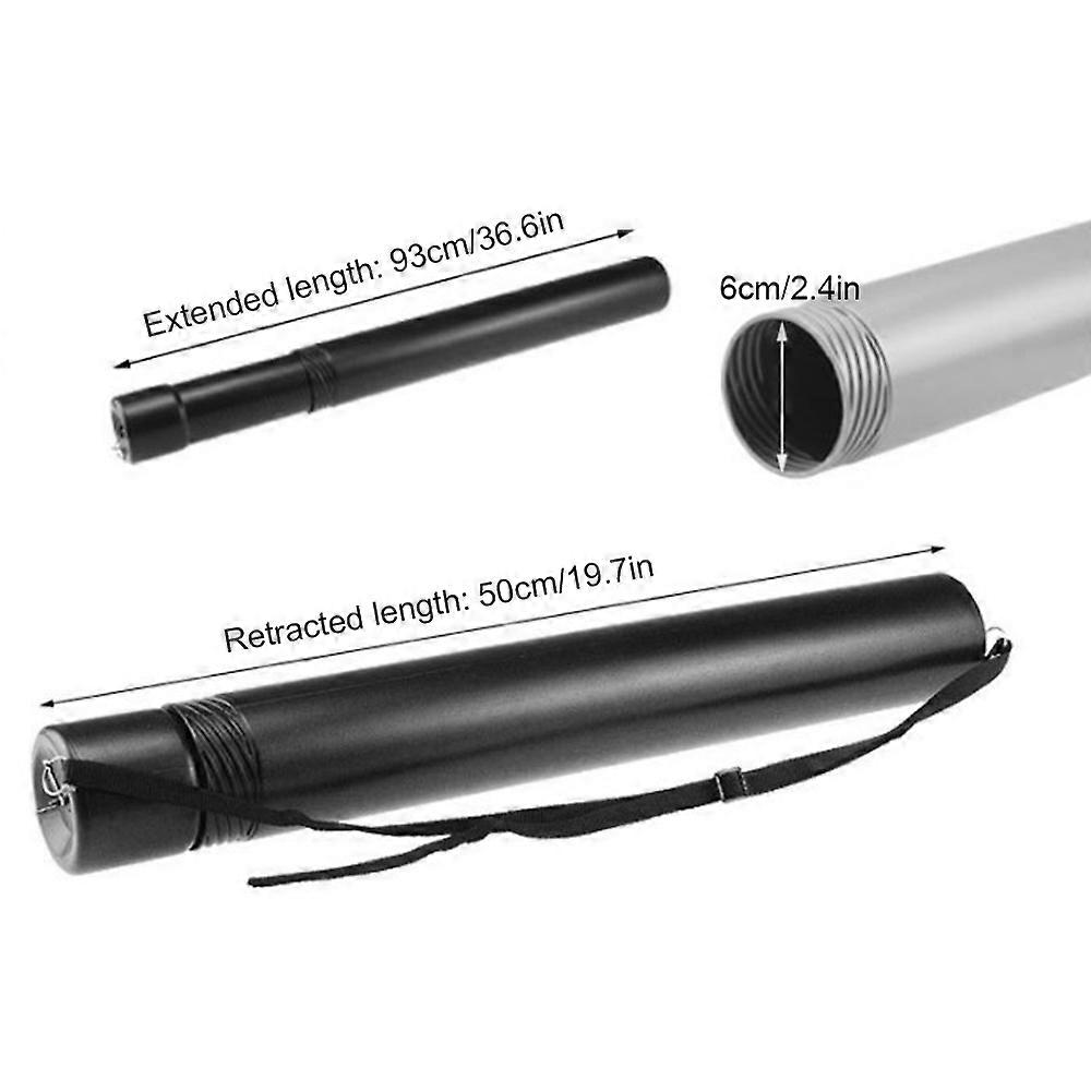 Telescopic Archery Arrow Case Carrier Tube with Adjustable Strap