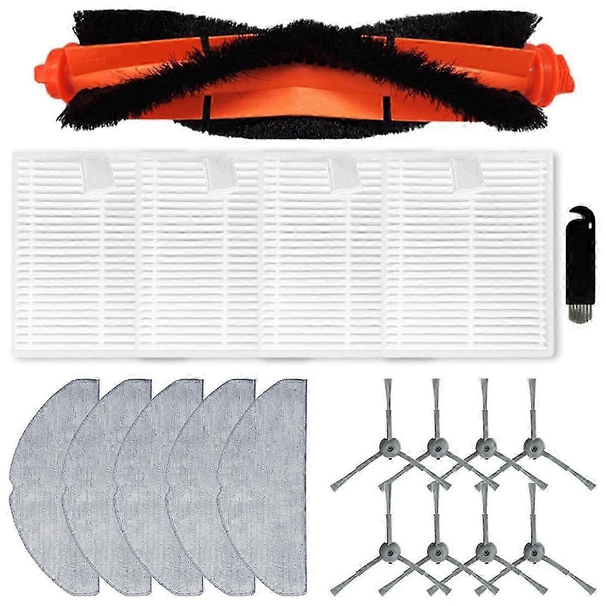 Lubluelu L20 Robotic Vacuum Cleaner with Main Side Brush and HEPA Filter Compatible Mopping Pads