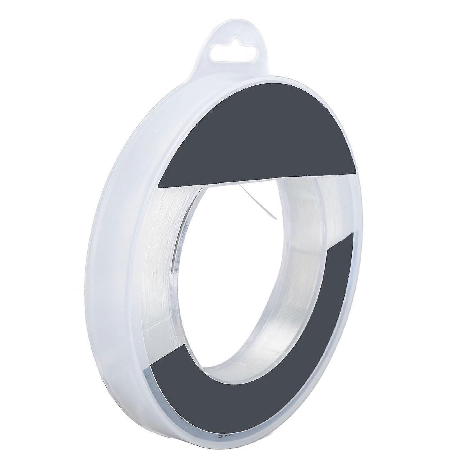 Clear Fishing Line 328FT Nylon Strong Fishing Line Beading String for Saltwater and Freshwater No.20 