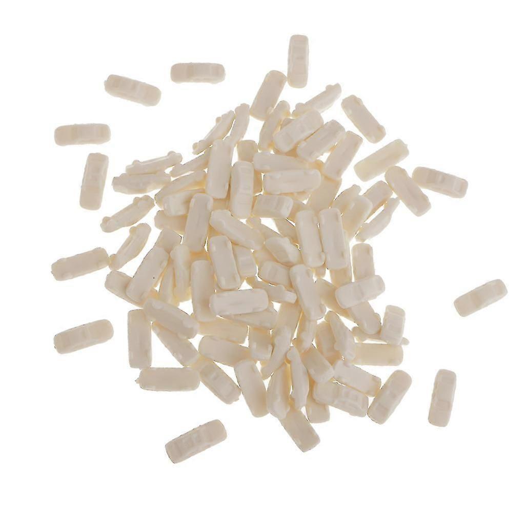 100pcs Unpainted Model Car Set Train Layout Building Scene DIY Paint 1:300