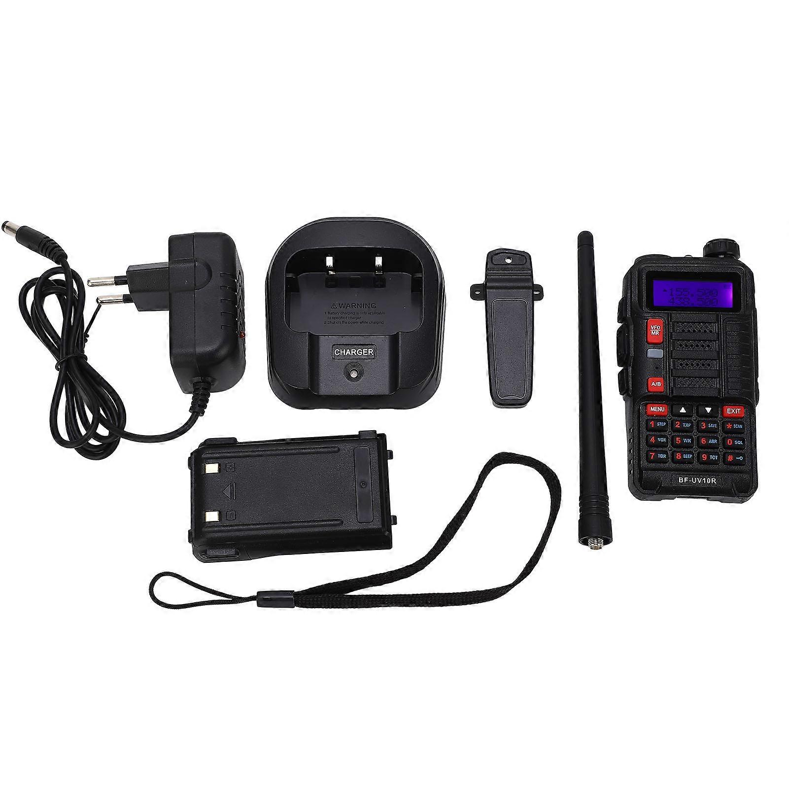 UV 10R Two Way Radio 8W High Power USB Fast Charging Handheld Dual Band Walkie Talkie