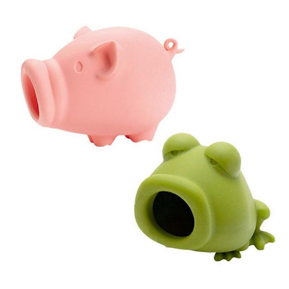 2pcs Silicone Egg White Separator Cute Frog Piggy Egg Separator Egg Yolk Egg White Baking Tool