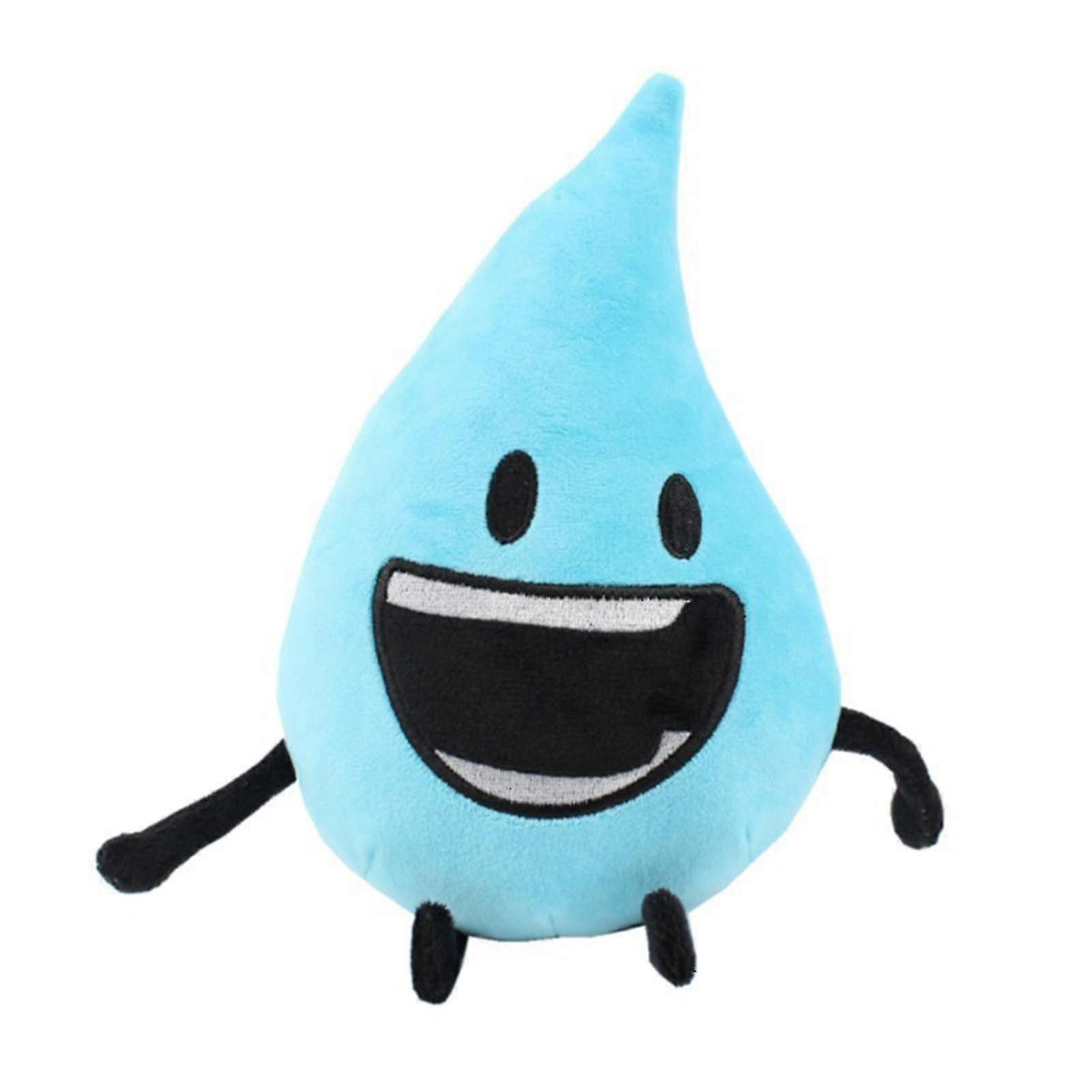 Battle For Dream Island Plush, bfdi Flower Teardrop Firey och Leafy fylld docka för pojke och flicka gåva