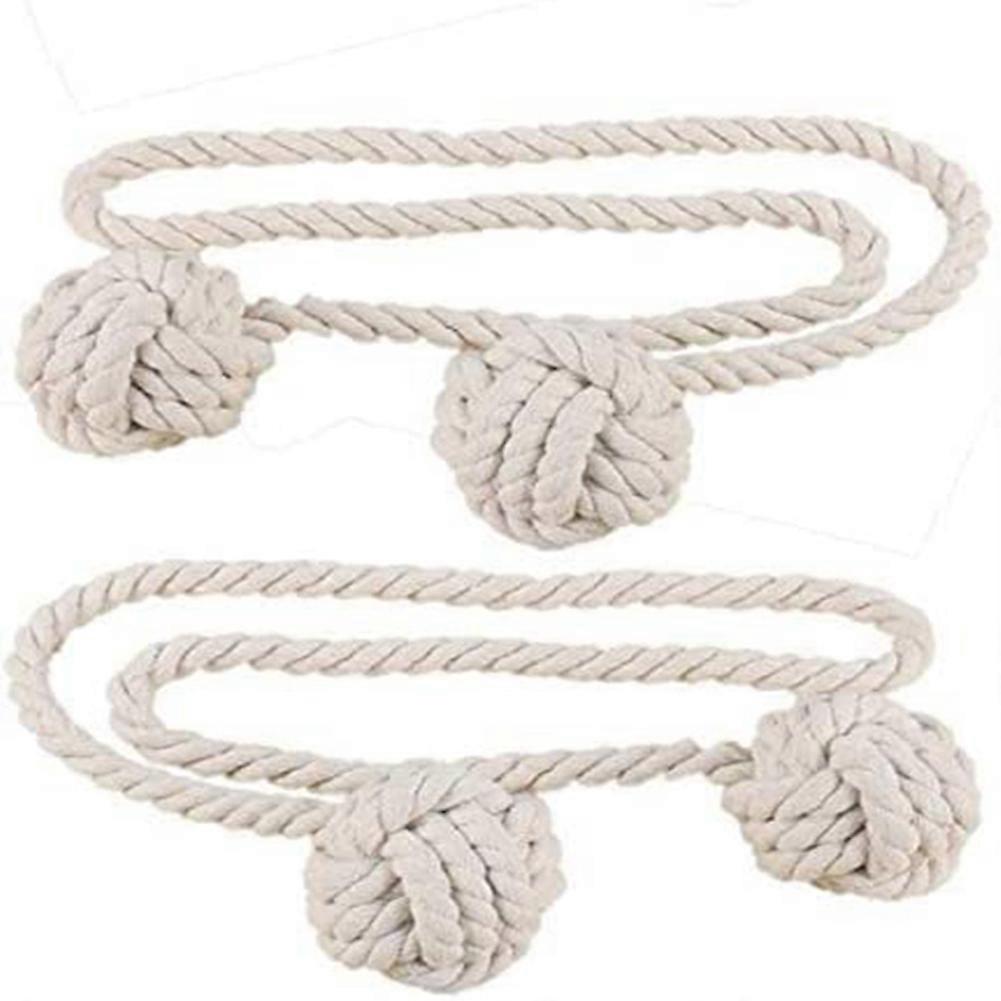 2Pcs Curtain Tassels Curtain Rope Rope Fastening Window Decor -B
