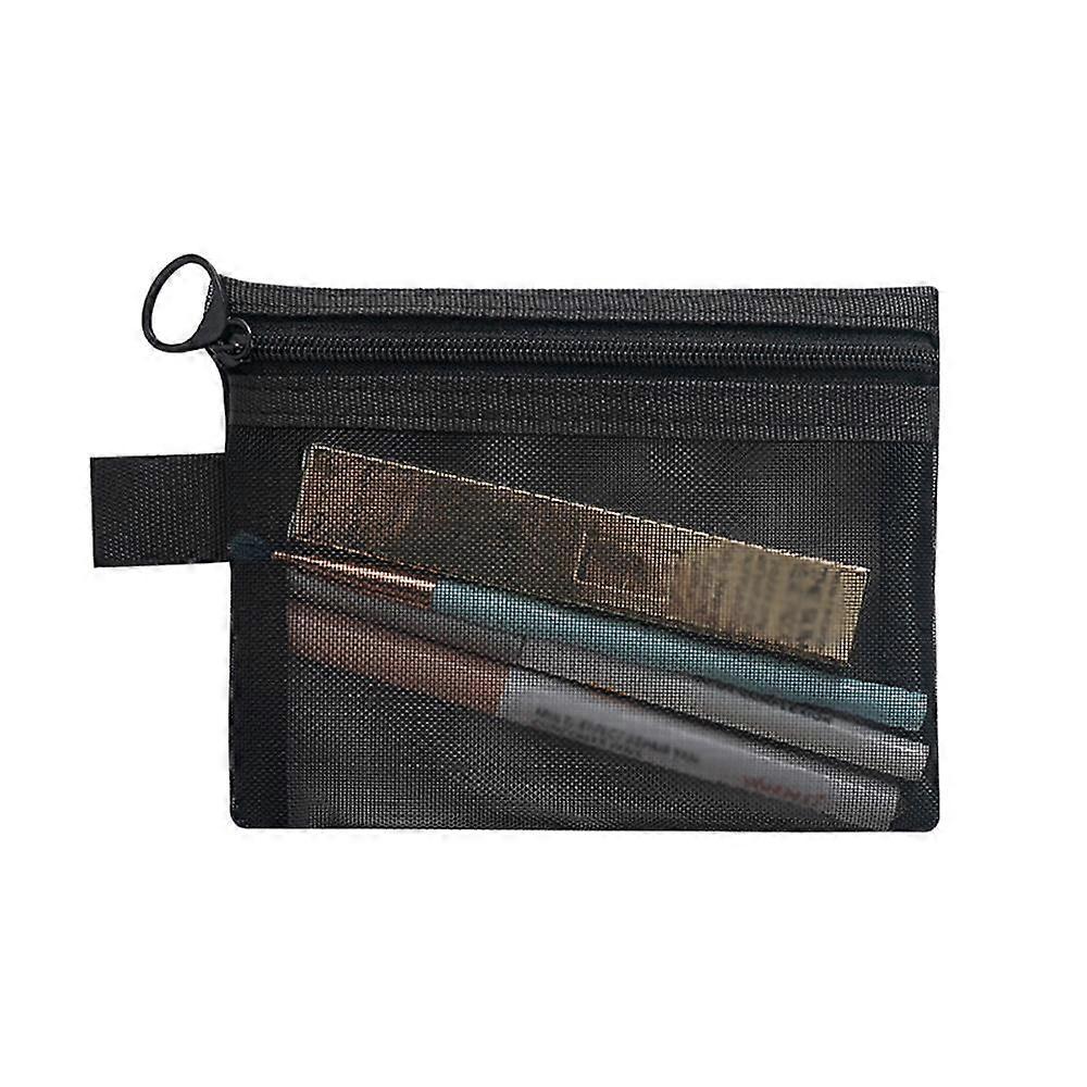 Simplified Korean Version Mesh Makeup Bag, Portable Storage Bag