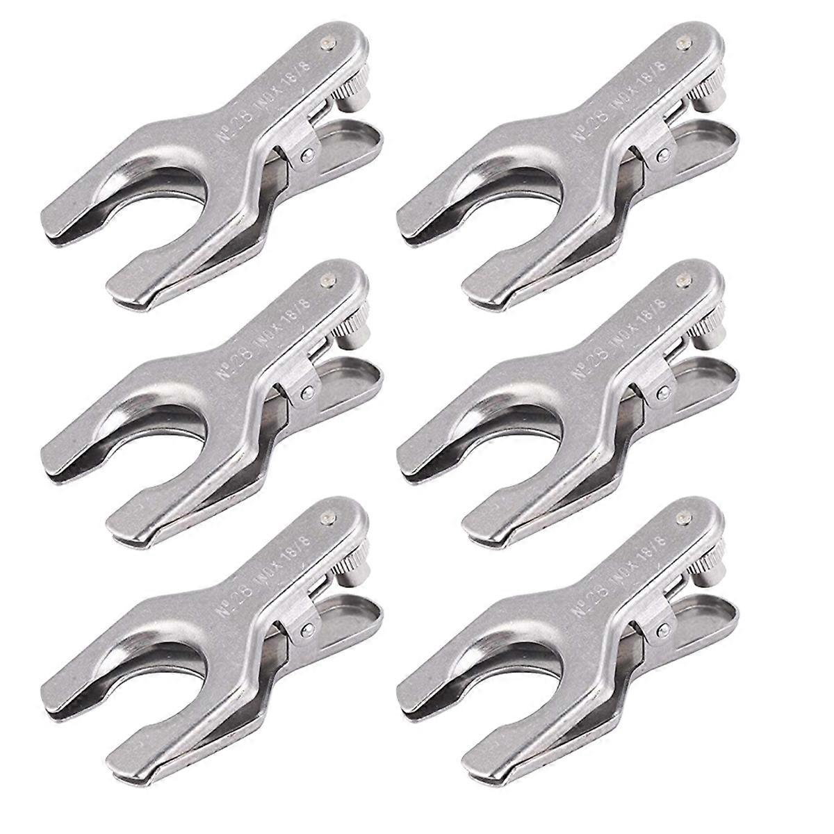 6PCS Lab Clamp, Pinch Clamp Beaker Holder Flask Clamp Model 28