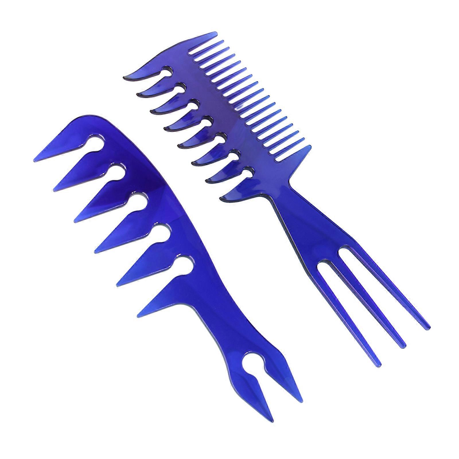 Retro Oil Hair Comb Set Double Side Tooth Comb for Hair Styling Durable and Anti Static Brush