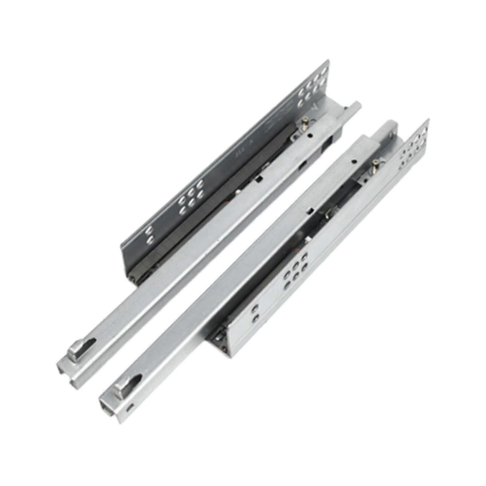 2Pcs Drawer Slides under Mount Drawer Runner Heavy Duty Hardware under Mount
