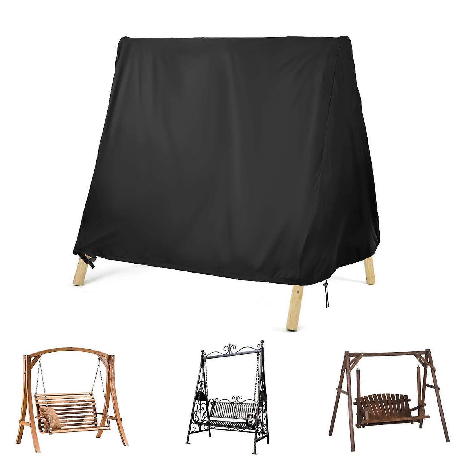 Swing Cover Waterproof Pointed Roof Fabric Protective Cover For Hammock Swing 182 x 139 x 170 cm