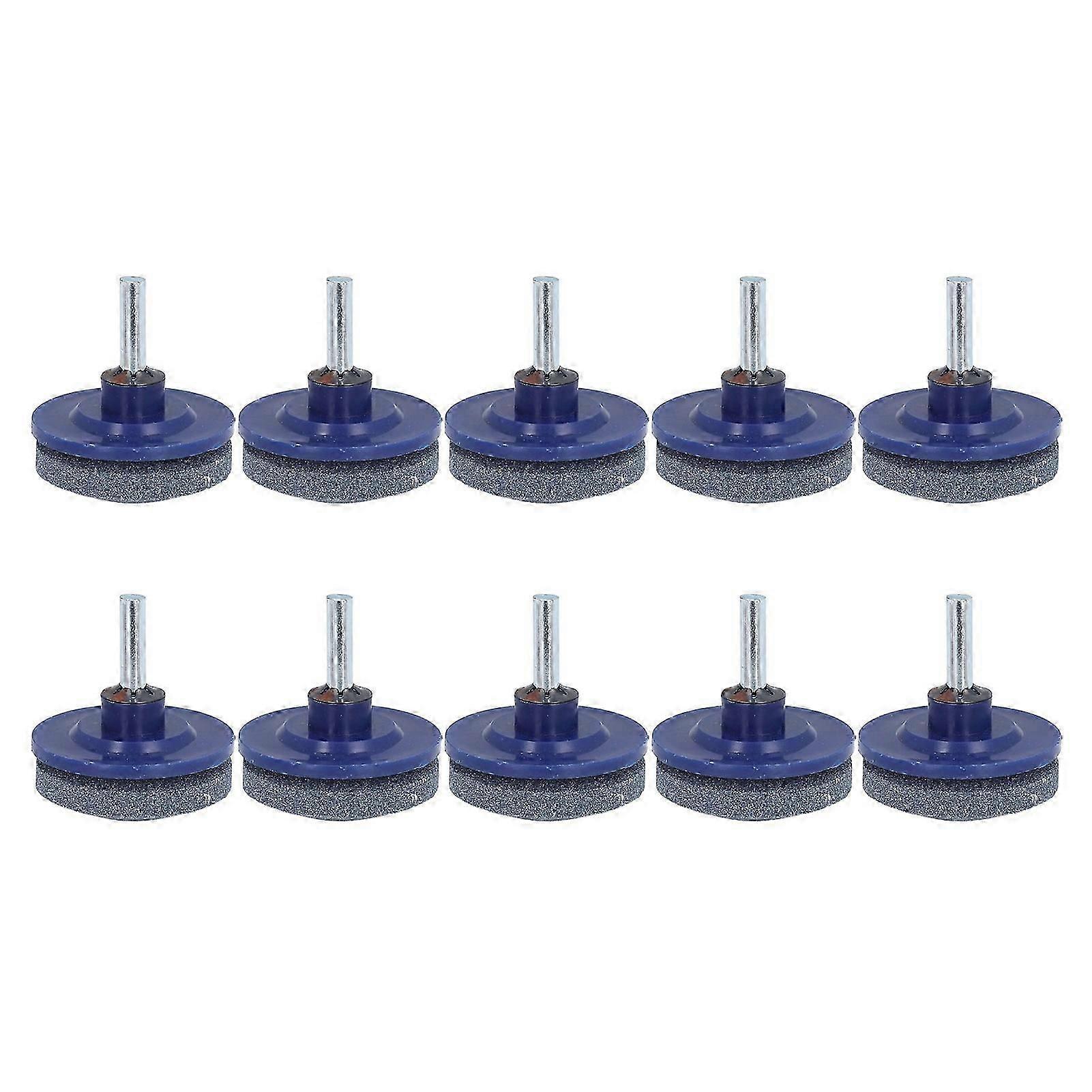 10PCS Grass Trimmer Blade Sharpener Single Layer Wear Resistant Grass Cutter Sharpener Grass Trimmer Strimmer Grinding Sharpening Tools