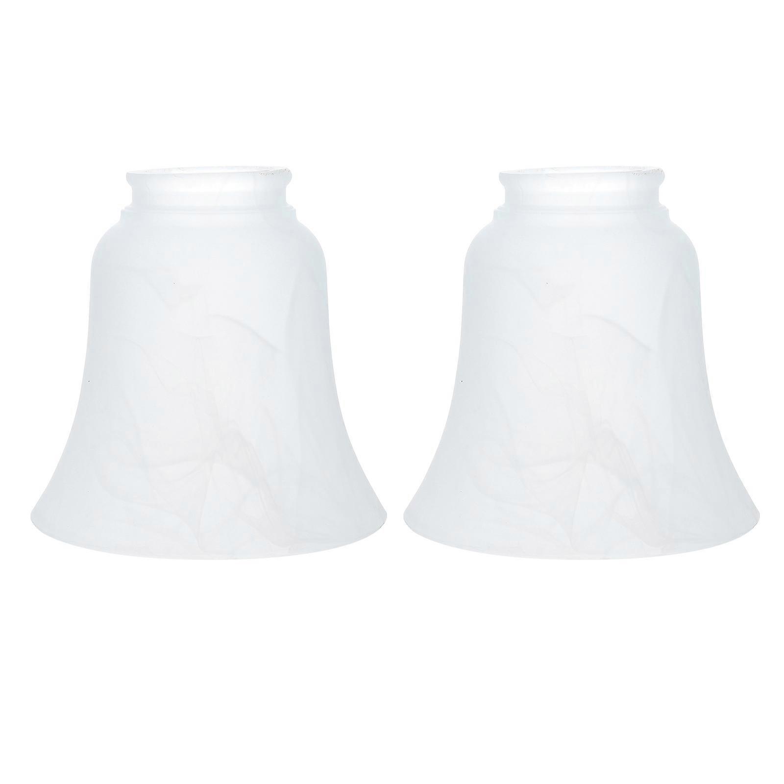 Modern Frosted Glass Lampshade Set (2pcs) – Versatile Ceiling & Wall Light Shades with Artistic Cracked Design for Decor & Warm Ambient Lighting