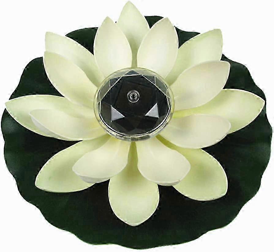 Solar Floating Pool Decor LED Color Changing Light for Suitable Brand (White)