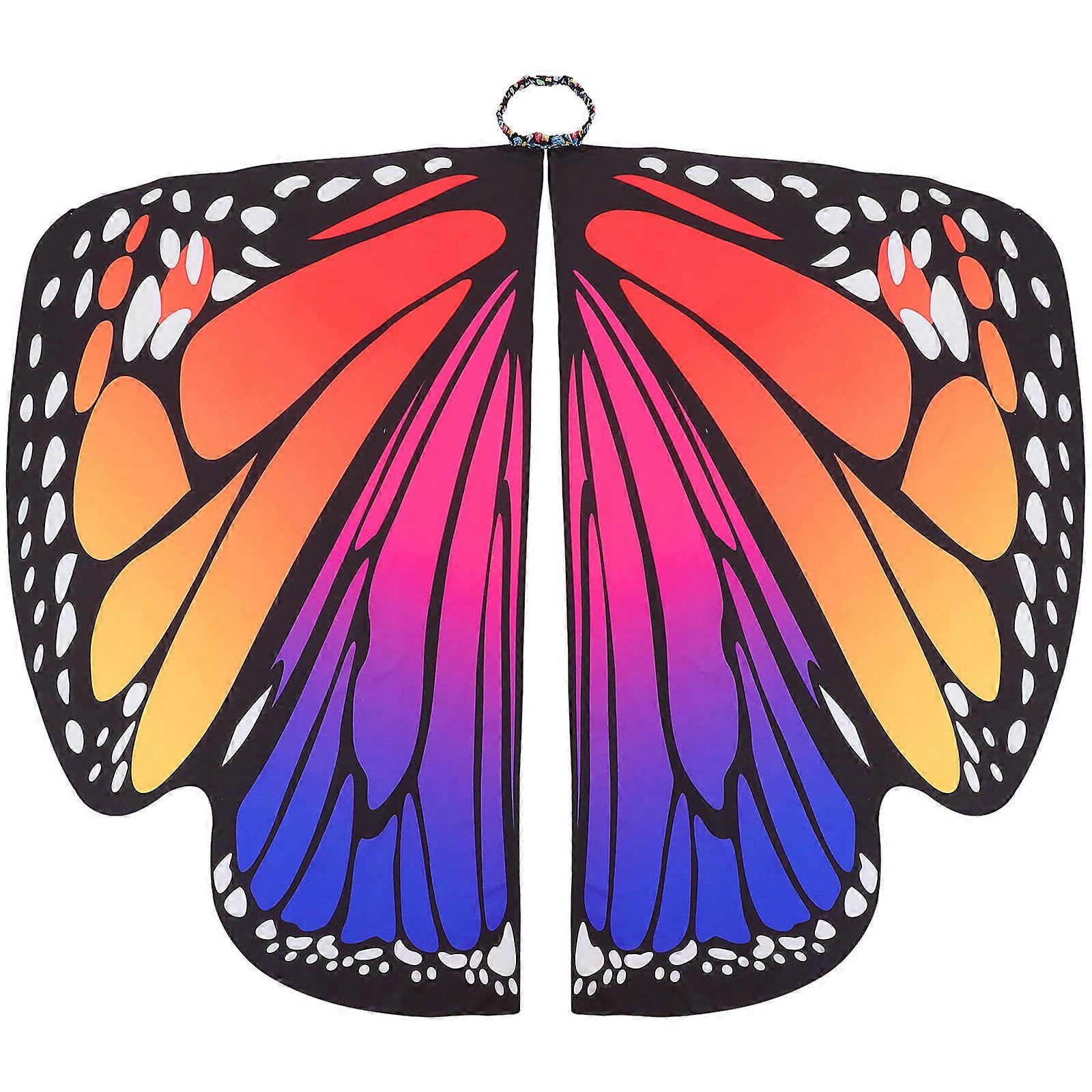 Girls Ladies Cloak with Butterfly Motif, for Playful Outfits