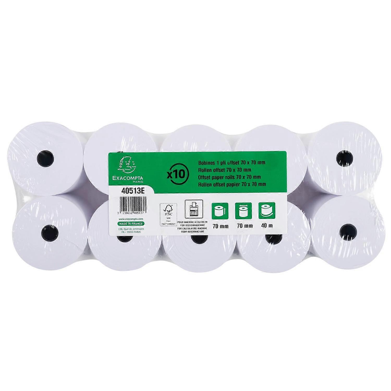 Exacompta 40513E 50x Bob1pliegue offset 60g70x70x12  por10