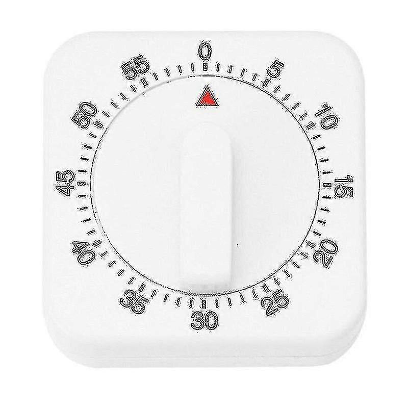 60-Minute Wind-Up Mechanical Kitchen Timer with Alarm for Cooking, Baking