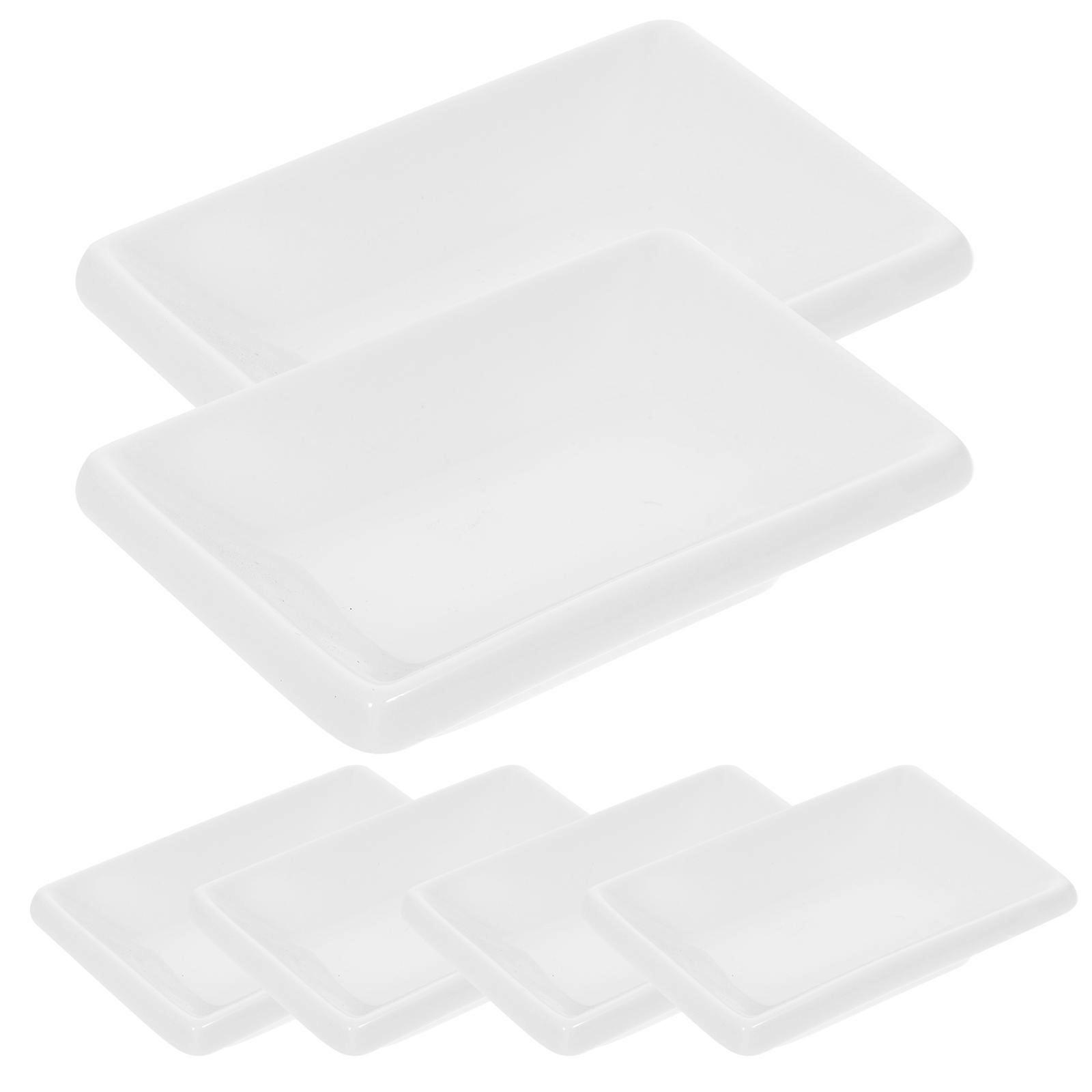 Porcelain Saucer Daily Use, Resistant to Stains and Breakage