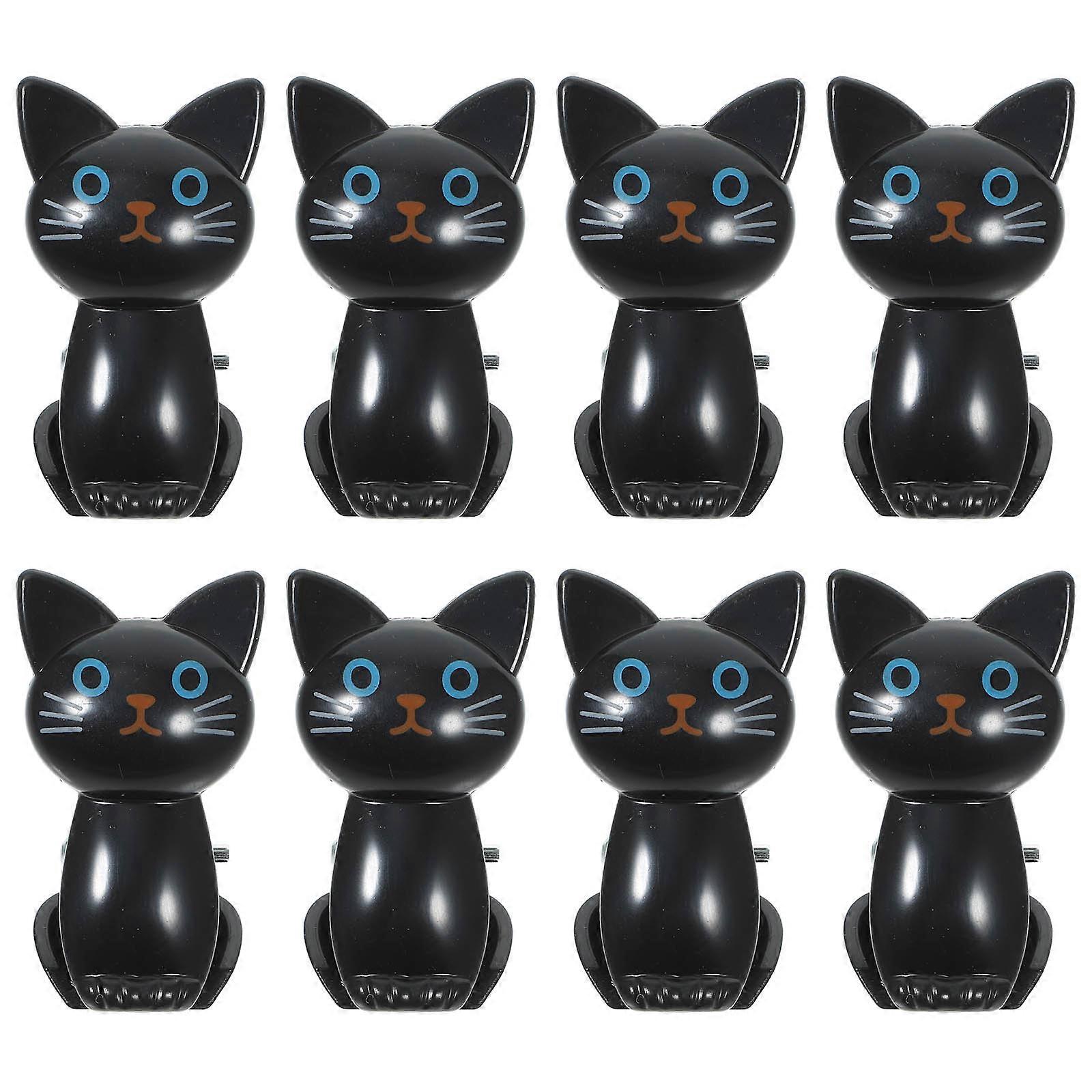 Bag Clips Cat Shape Multipurpose Design For Home Use 4.30X3.70X2.60CM 8Pcs