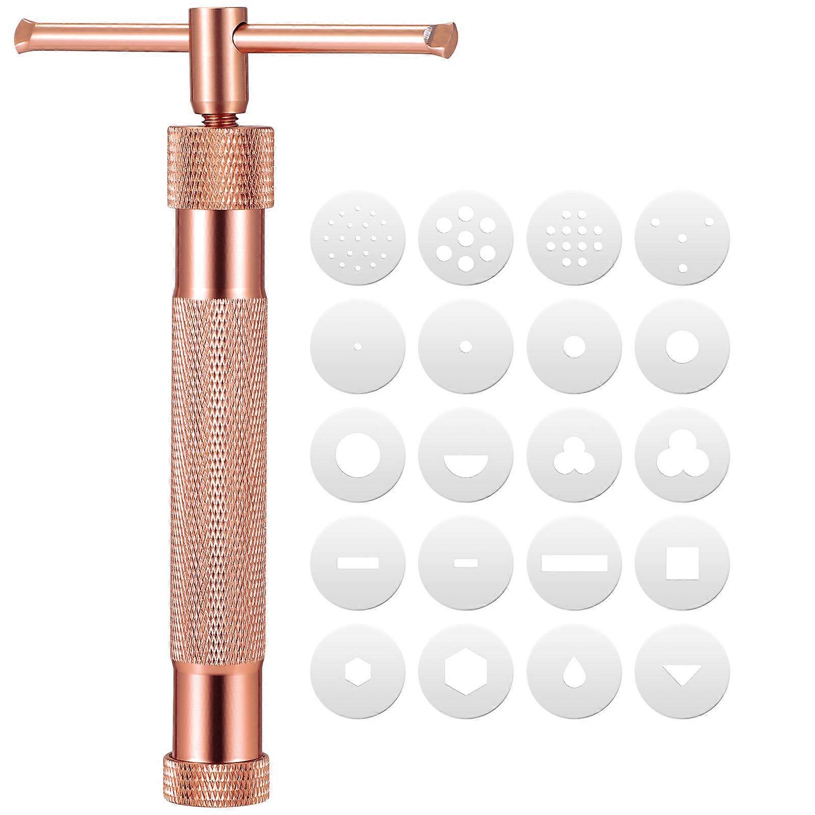 Extruder Tool Kit for Polymer Clay and Ceramic Crafting Enthusiasts