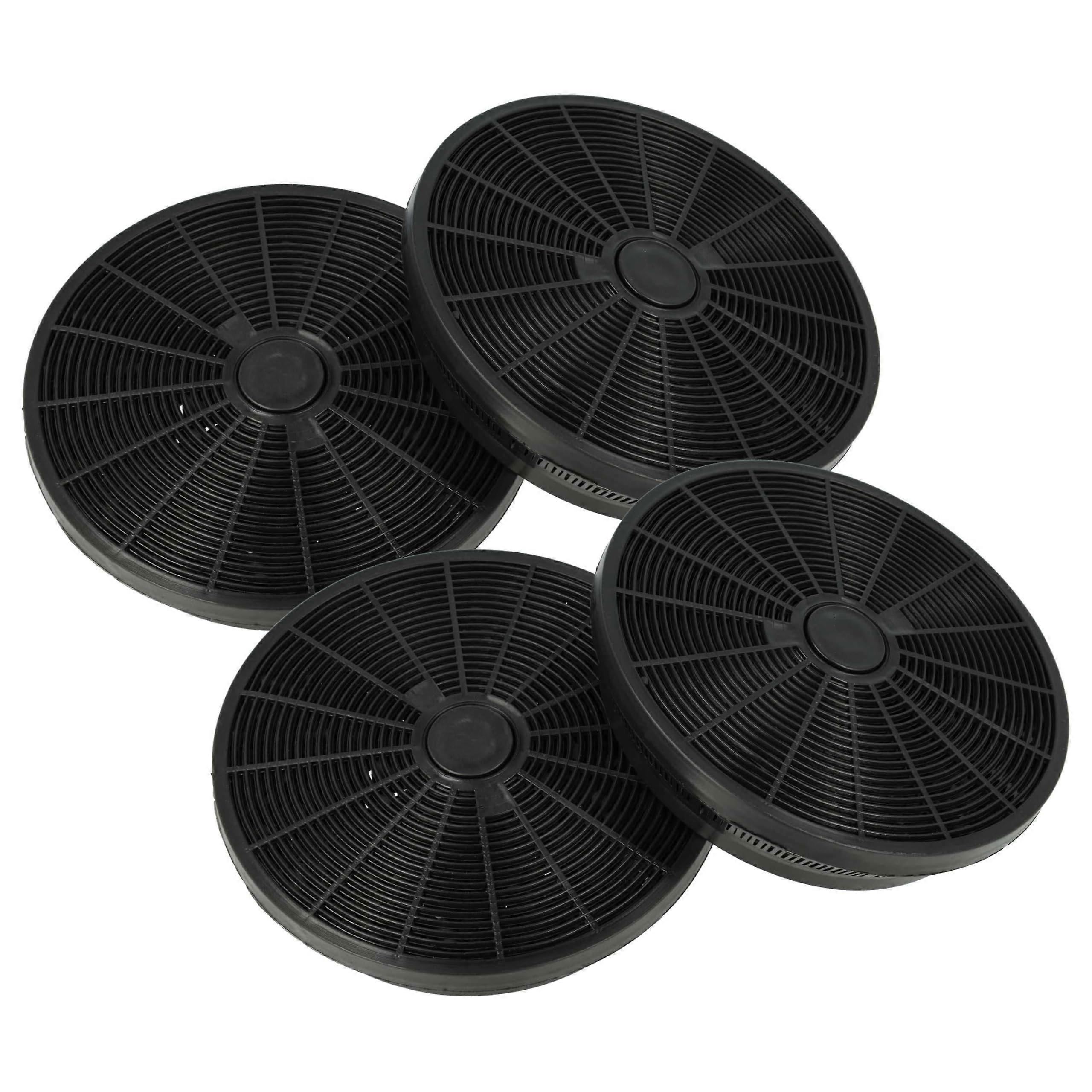4x activated charcoal filters compatible with Respekta CH 1060 R, CH 1060 S, CH 1060 O, CH 1060 T, CH 1060 W, CH 1060 SG range hood