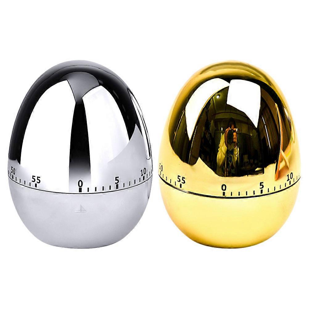 Mechanical Timer Reusable Kitchen Timer For Cooking Boiled Eggs Homeowners 2Pcs