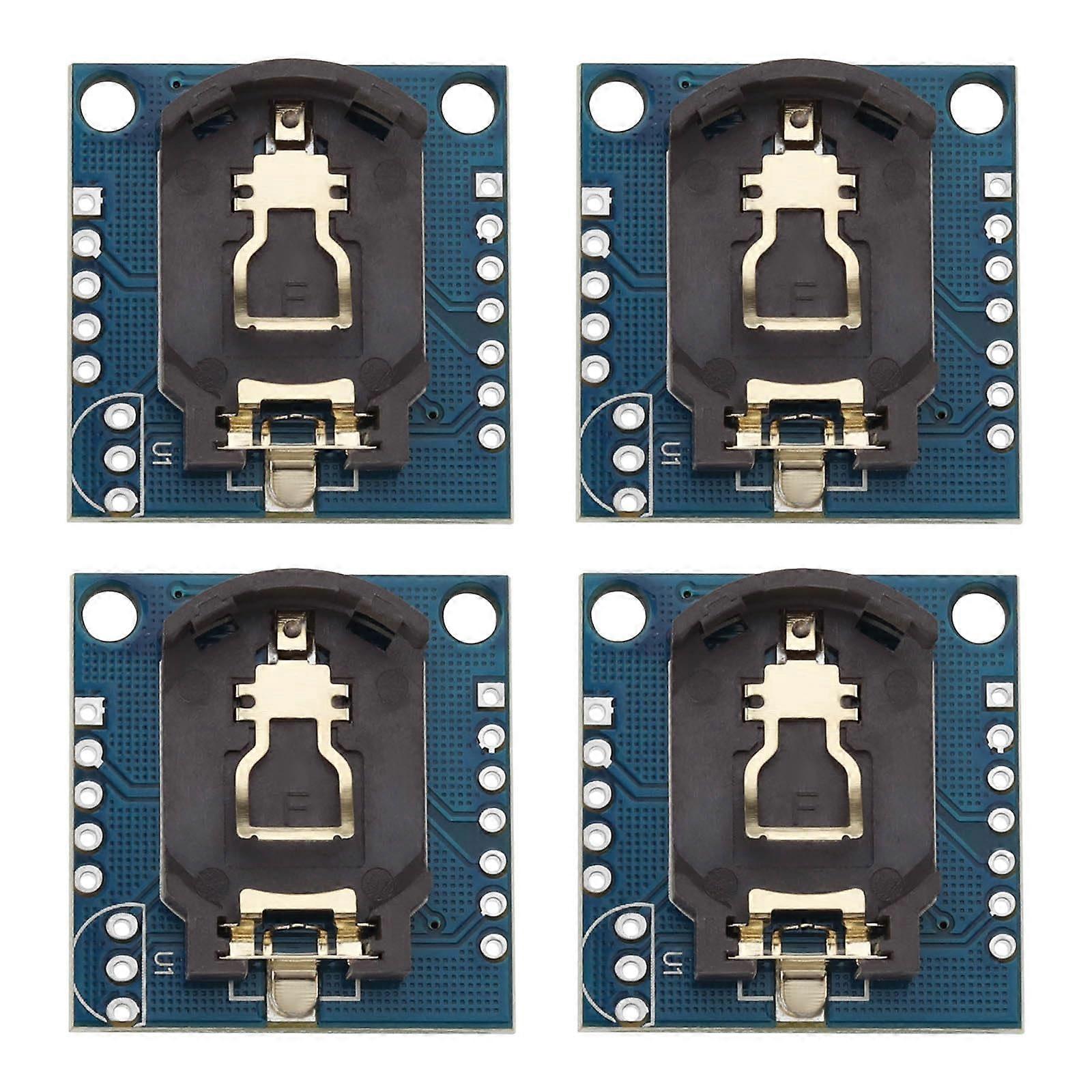 Pack of 4 DS1307 RTC I2C Real Time Clock Module Compatible with Raspberry Pi ESP
