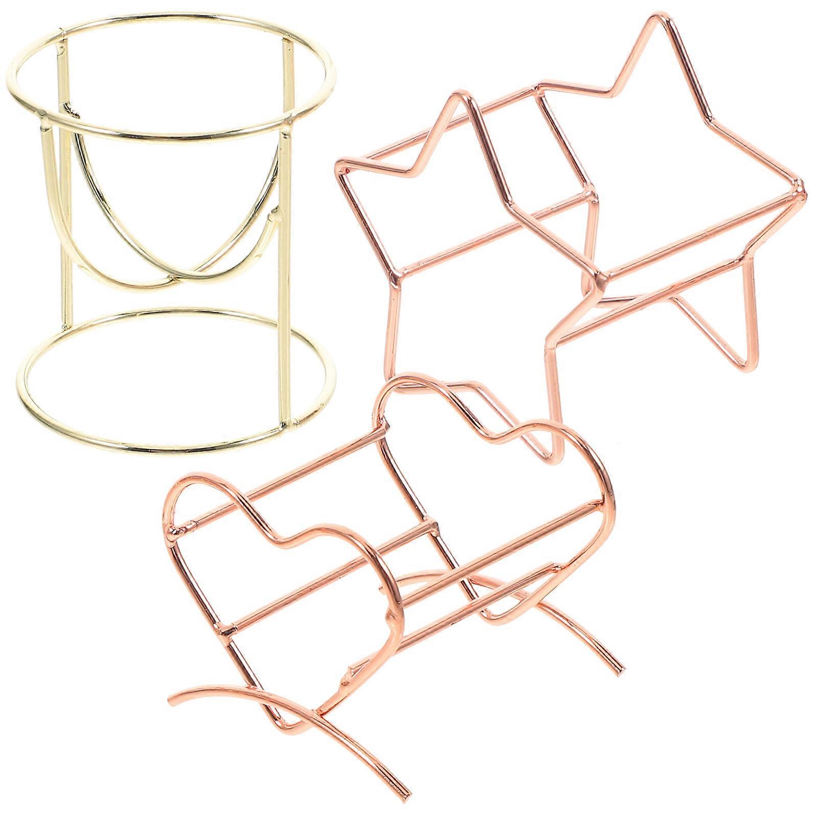 Sponge Powder Puff Display Stand Blender Drying Stand Star Type Home Interior 3Pcs
