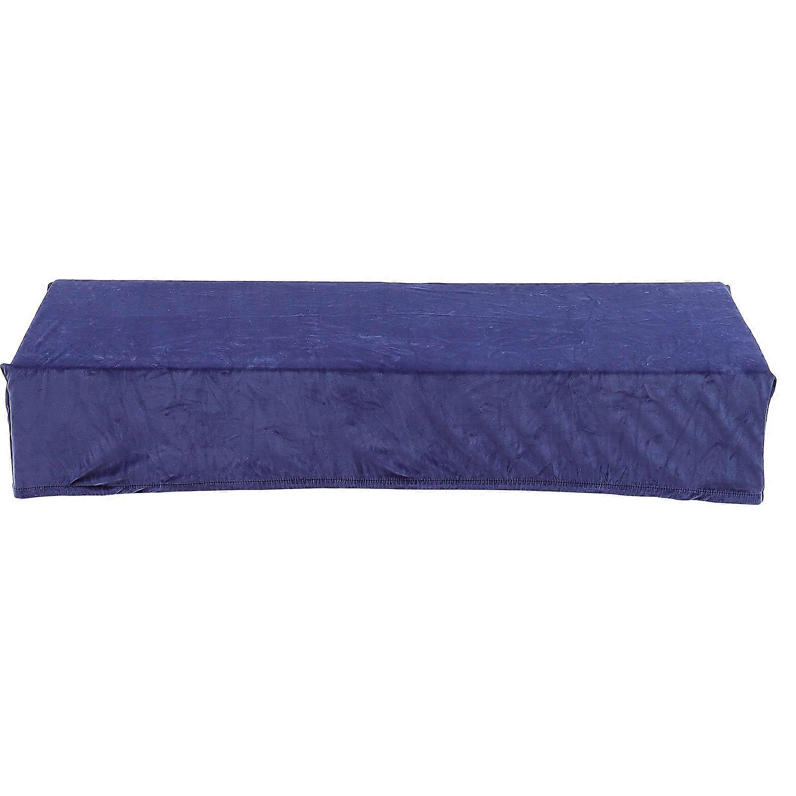 Stretchable Piano Keyboard Cover with Adjustable Elastic Cord, Wrinkle Resistant Velvet Material for Full Scratch Protection and Storage