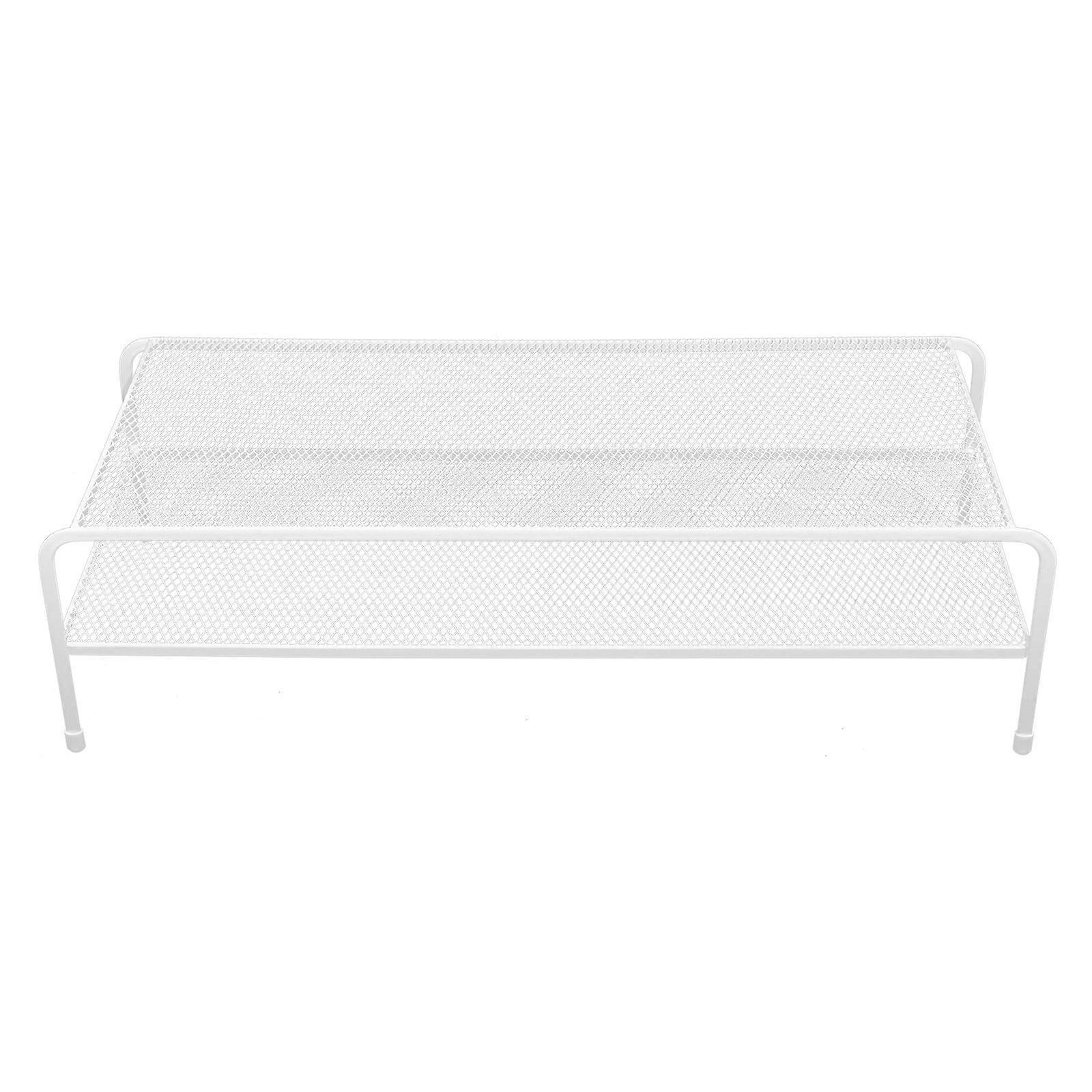 Computer Monitor Shelf For Desk Metal Monitor Riser Ergonomic Support Home Office White 50.00X20.00X14.00Cm 1Pack
