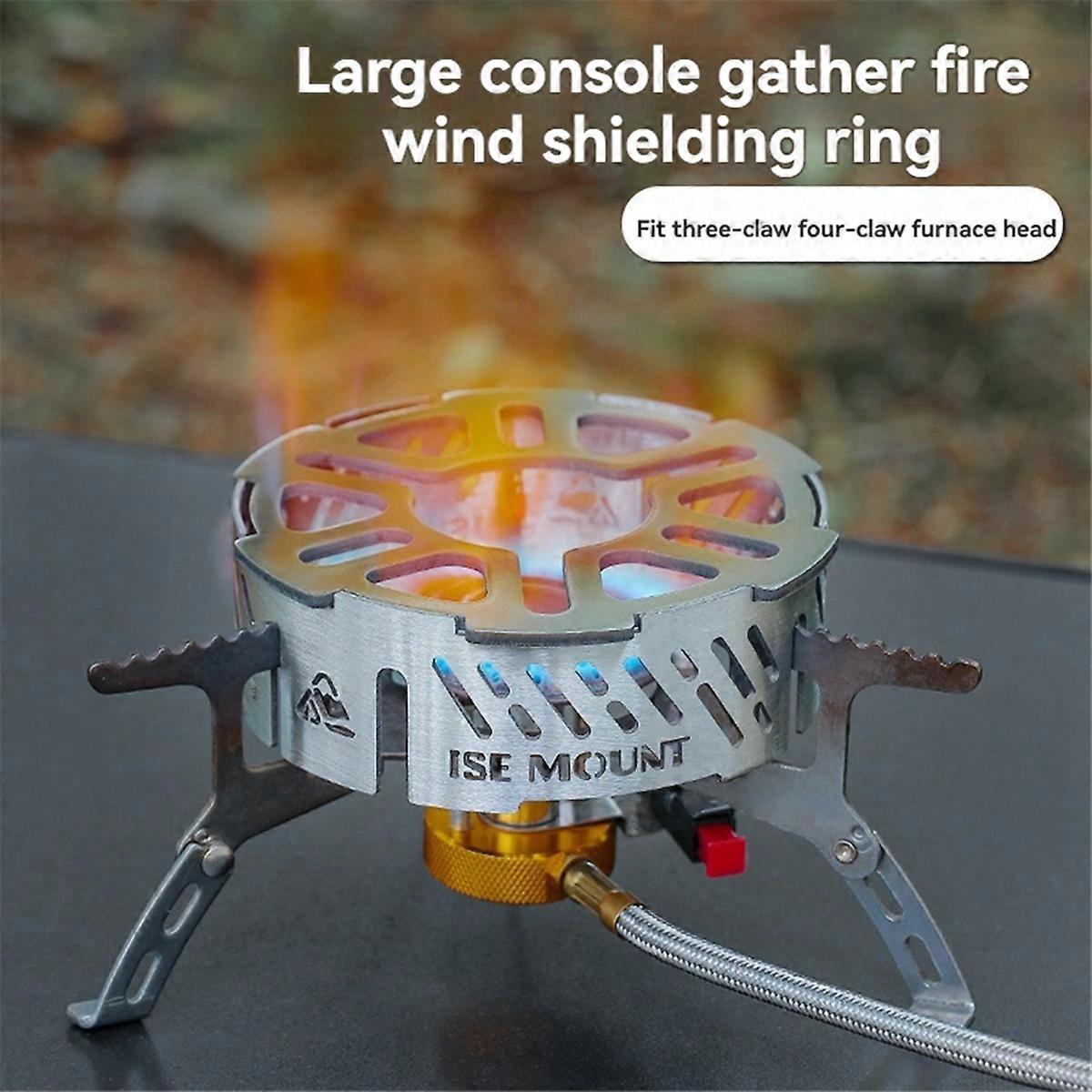 Windproof Screen Stainless Cassette Stove Windproof Ring