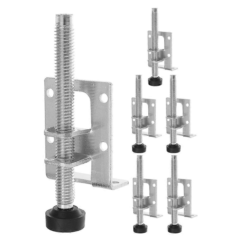 Steel Furniture Levelers Adjustable Height Homeowners 6Pcs