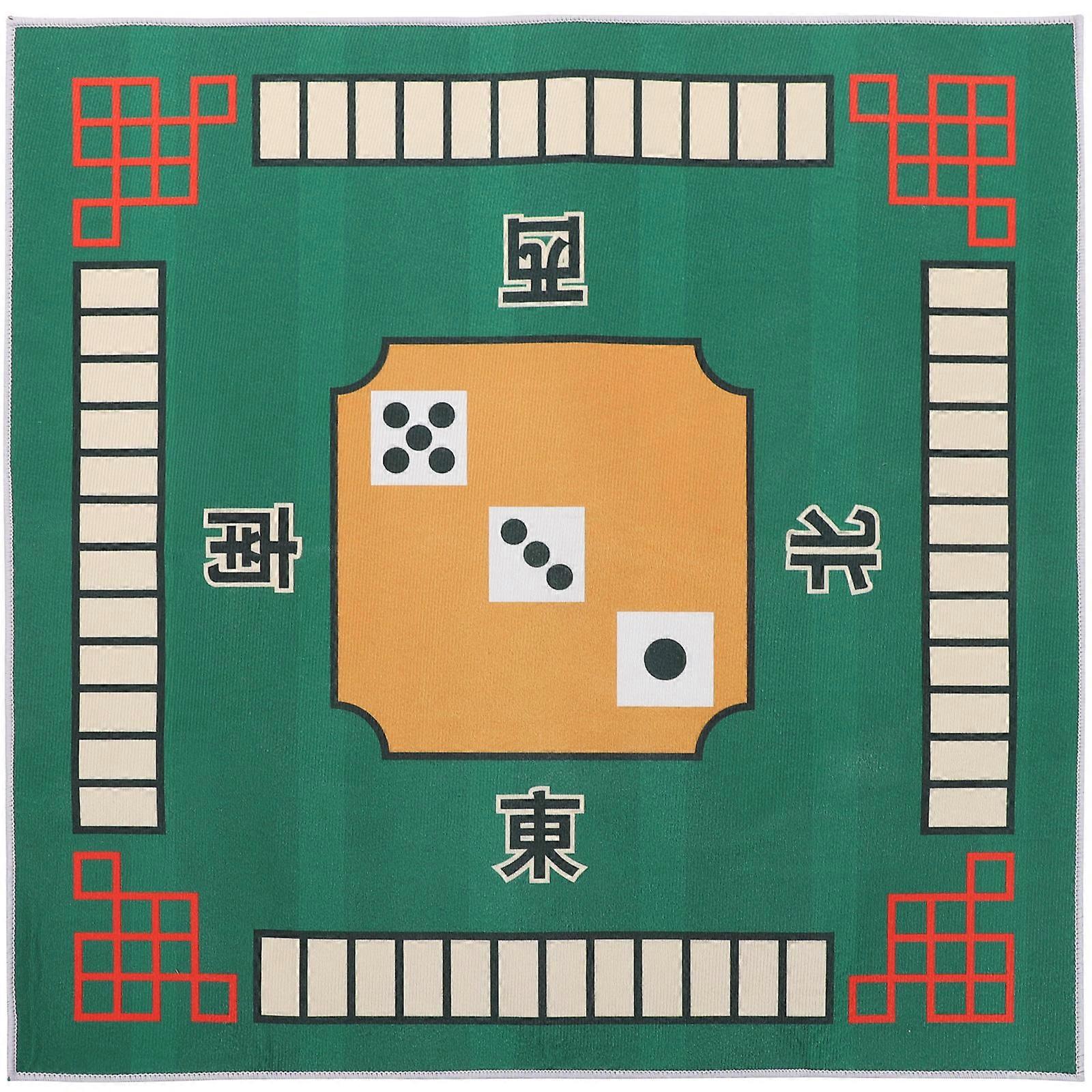 Gaming Table Cloth Square Mahjong Pad Anti-slip Sound Insulation Families 1Set