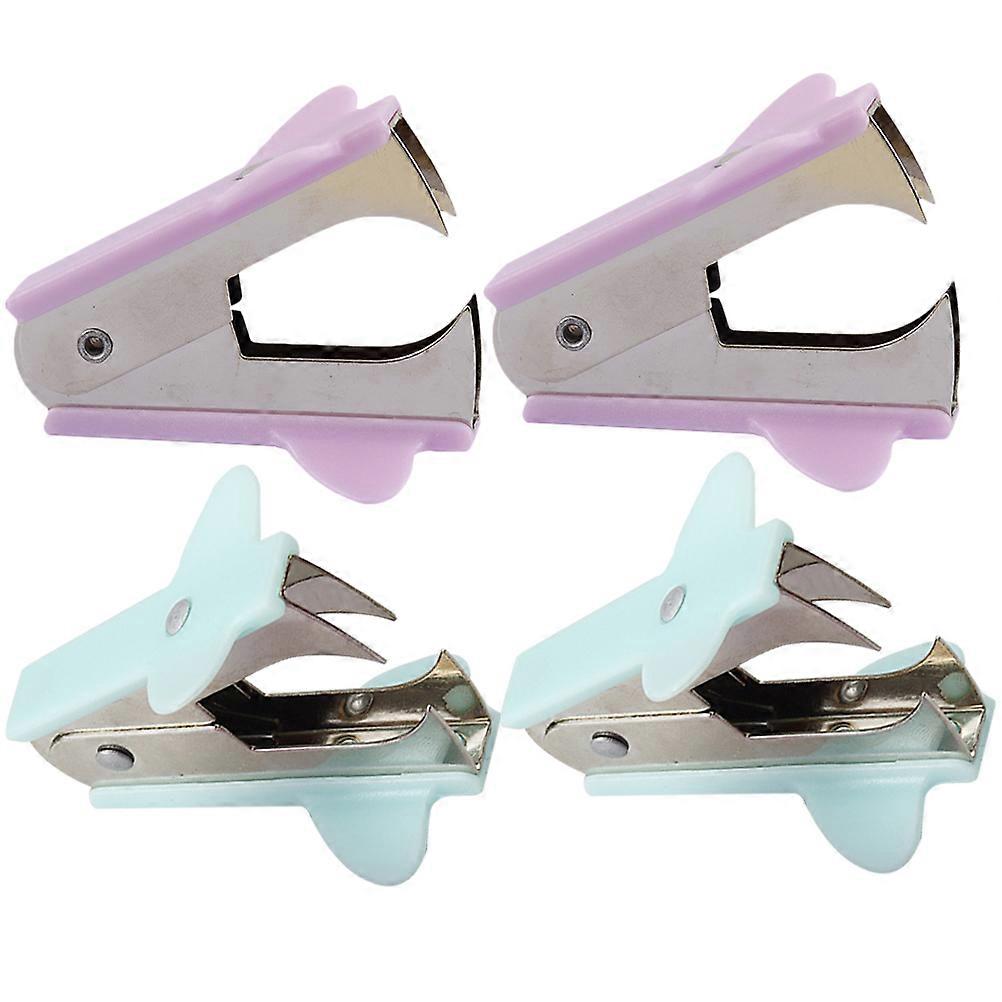 Staple Remover Tool Office Use Compact Design Practical 4Pcs