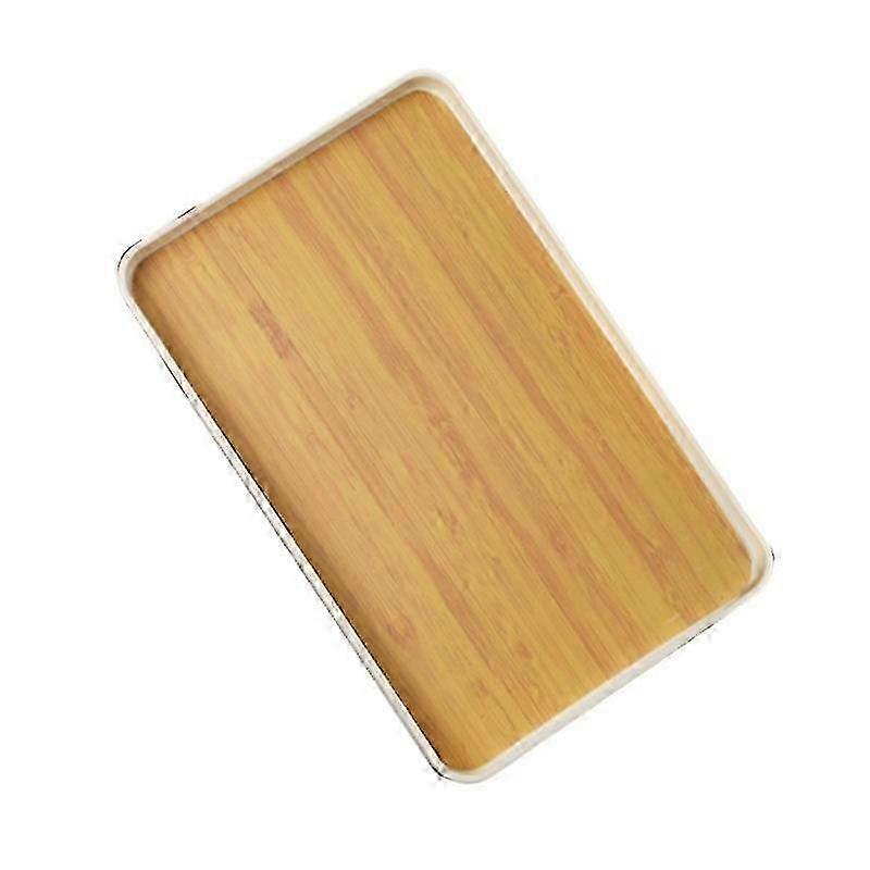 Fruit Plate Rectangular Serving Tray Oil Resistant Easy to Clean Widely Used Decorative Serving Plat YGW