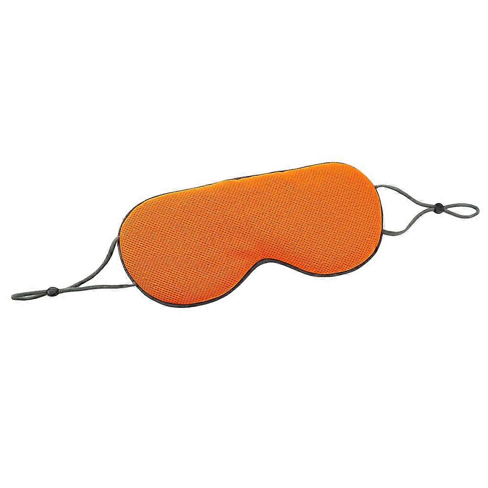 Dual Use Sleep Eye Mask Shading Brown and Orange 23 x 10 x 1.5cm Breathable 1Set