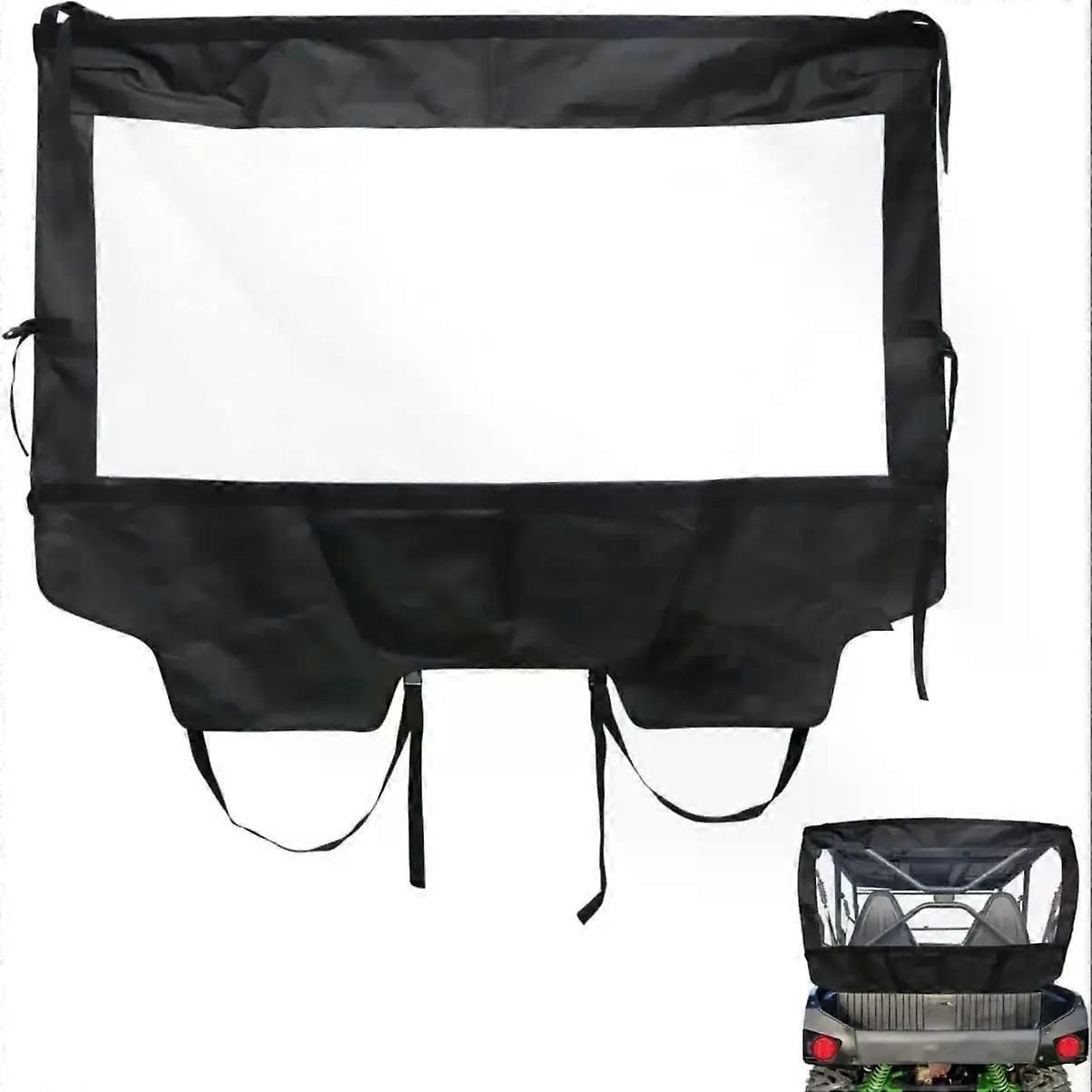 con UTV Back PVC Rear Soft Window Windshield for KAWASAKI TERYX 4 800 2013-2022 2023