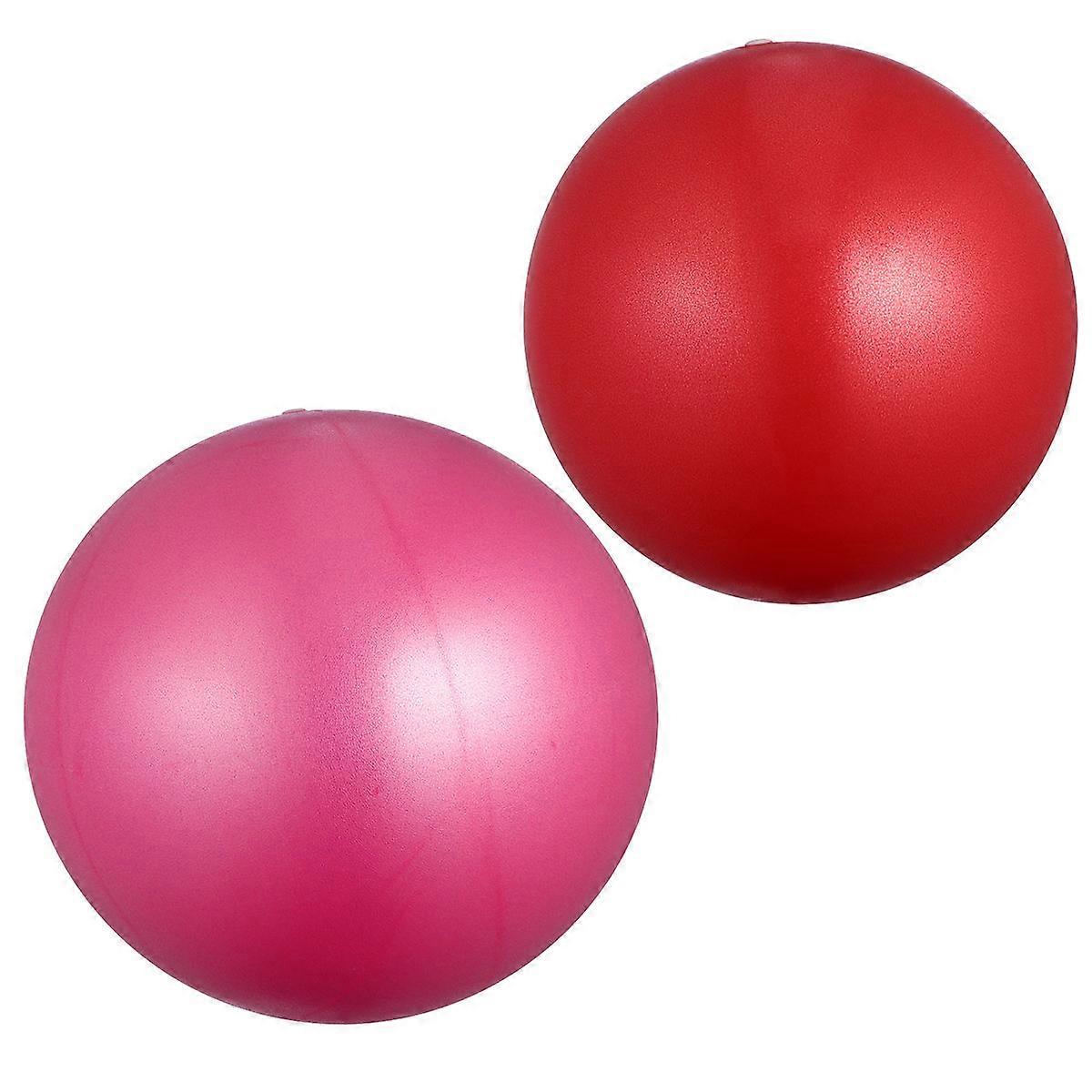 Workout Balls for Exercise Mini Balancing Ball for Home Exercise Gym Use Pink 2Pcs