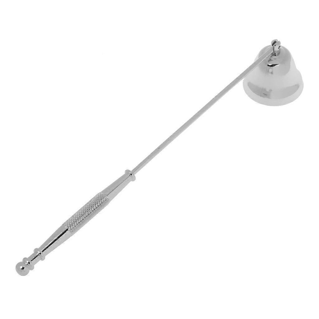 Candle Snuffer Wick Extinguisher Tool Silver Bell Shaped Candle Extinguisher for Safe Candle Burning
