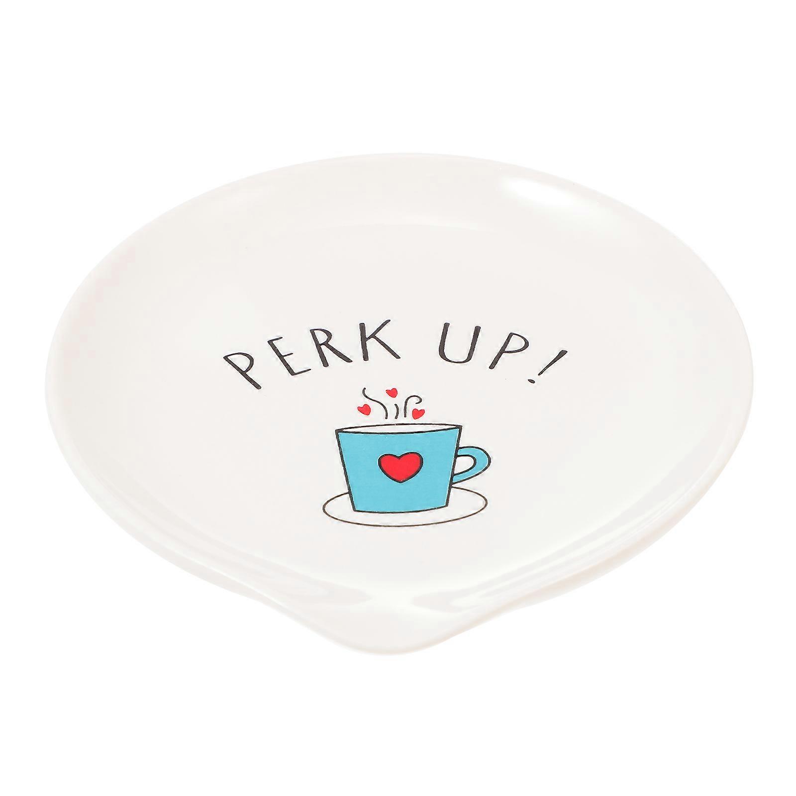 Spoon Rest Holder Multi-Function Utensil Stand Convenient Home Accessory Square Ceramic Holding Cutlery 1Pack