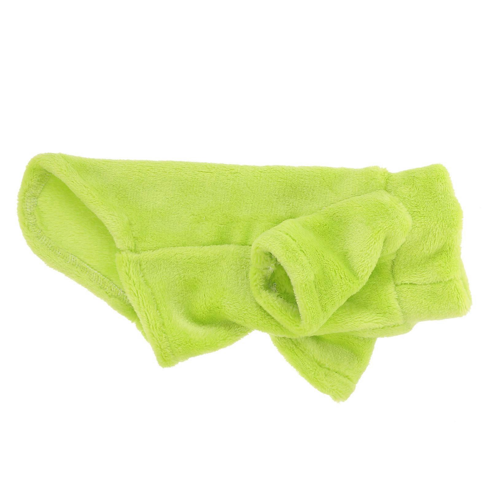 Clothes for Sphynx Cat Apparel Winter Cat Clothing Pet Coat High Neck Warmth Protection Washable Reusable Comfortable Light Green 37x34x34cm 1Set