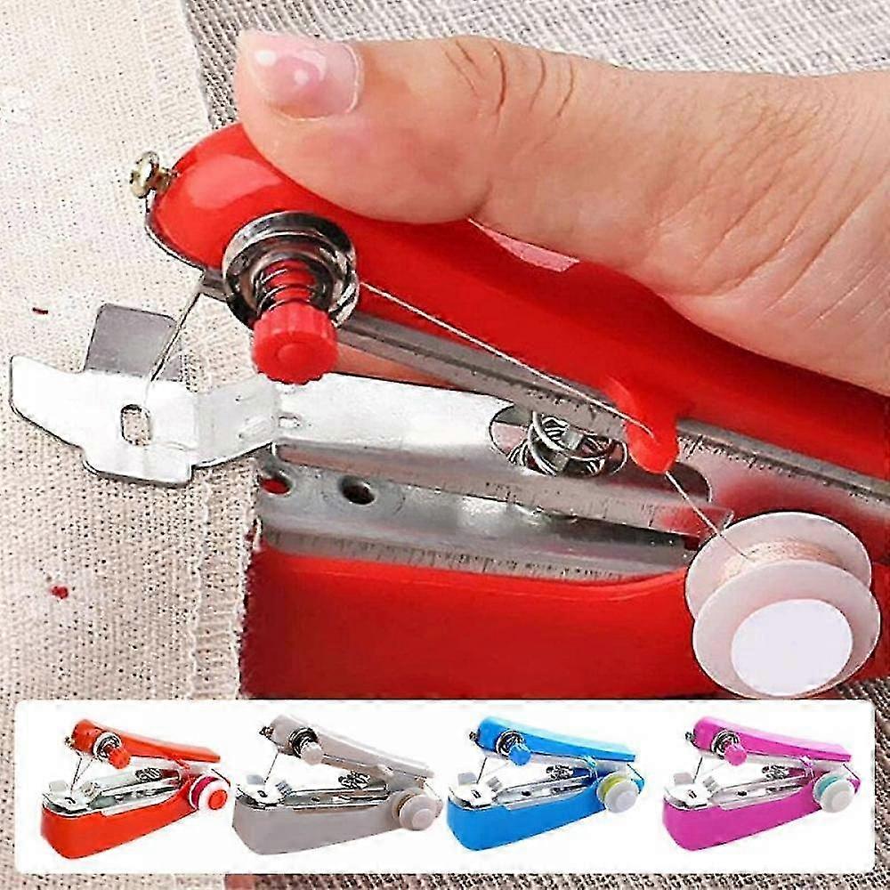 Cordless Mini Manual Sewing Machine for Hand Crafts and Clothes Stitching, Convenient for Travel Use, Handheld Design
