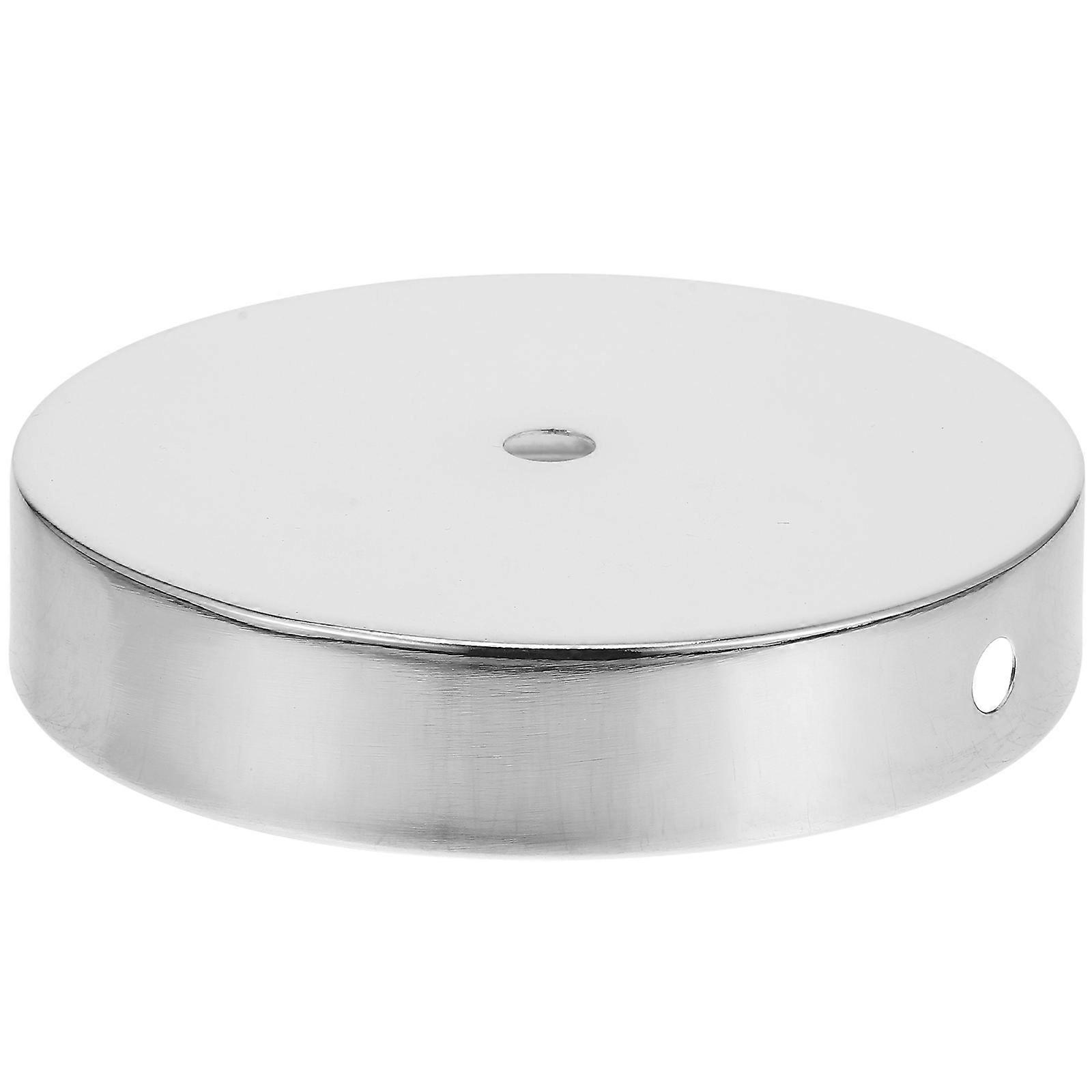 Lamp Platform Base Metal Diy Stable Support Wire Passage 4.6X4.6X1.0in 1Set