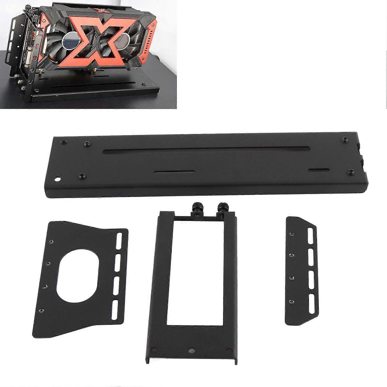 Vertical GPU Mount PCI E 3.0 X16 Graphics Card VGA Support Bracket Holder for ATX PC Case 26x6.2x12.8cm / 10.24x2.44x5.04in 