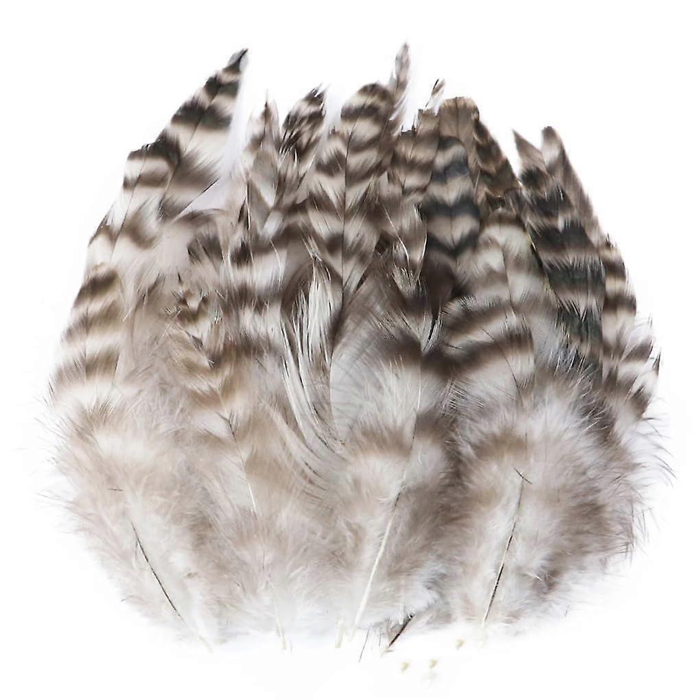 50 pieces/pack natural peacock pheasant feathers for crafting, DIY jewelry making, accessories, small chicken feathers, decoration, 10–15 cm