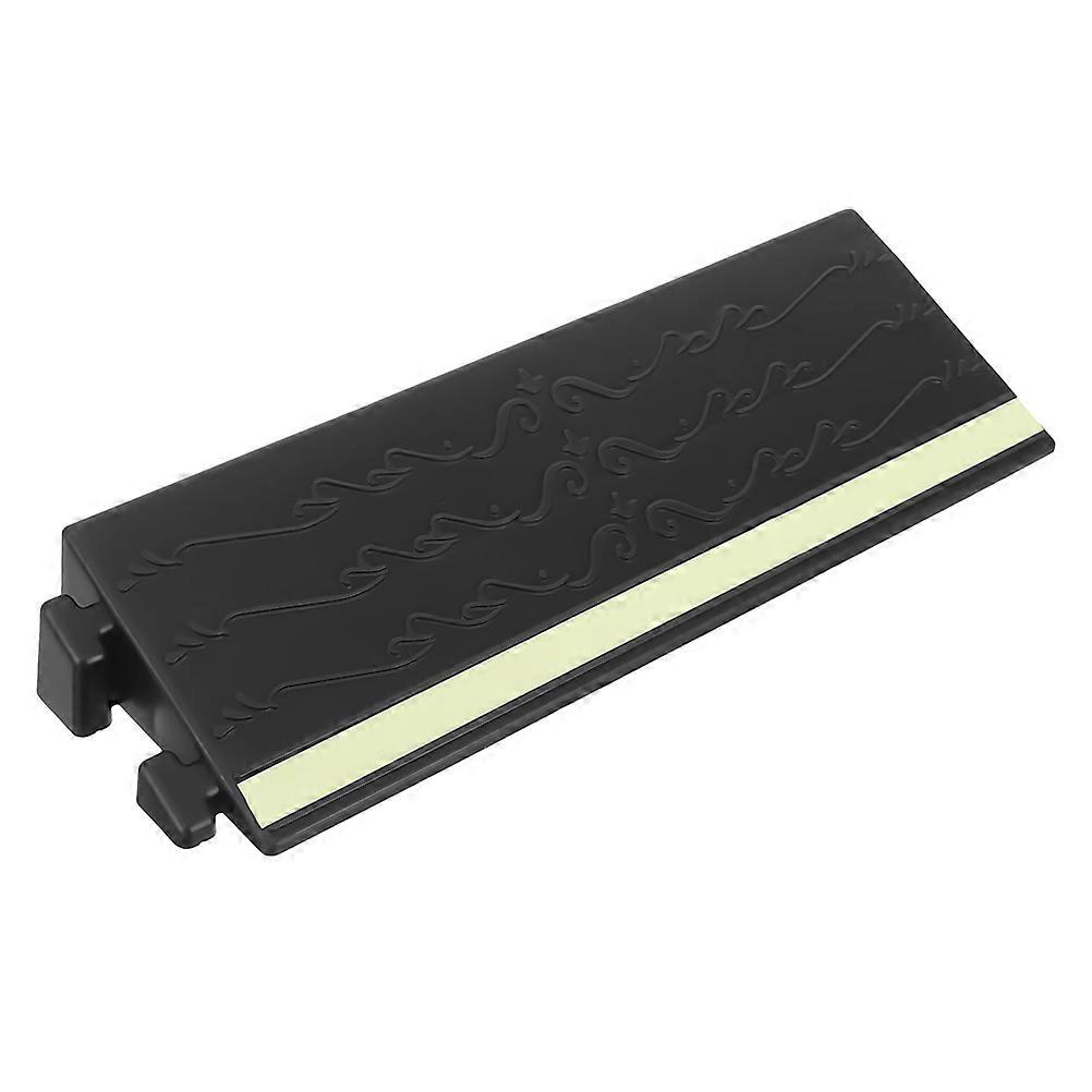 Ramp For Wheelchairs For Home Rubber Ramp With Glowing Strip 30x12x5cm Indoor Use 1Pack