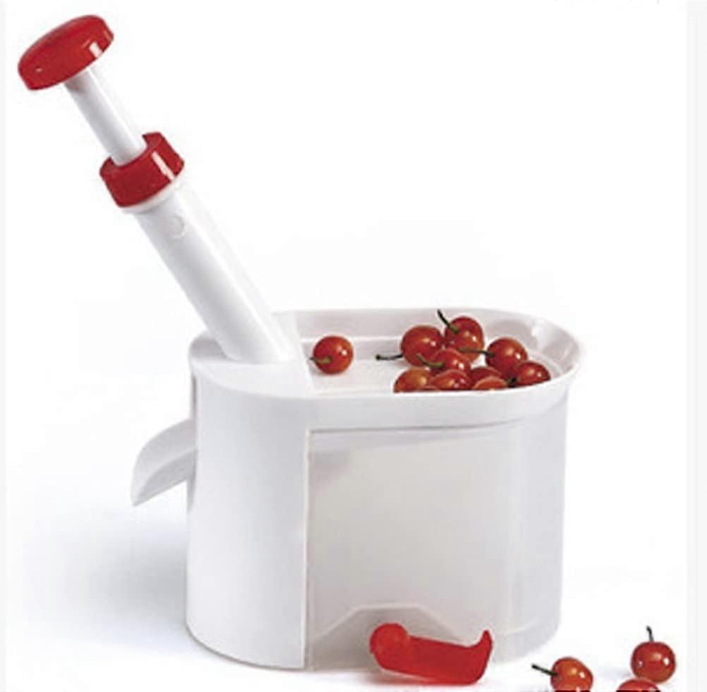 Cherry and Fruit Pitter Creative Kitchen Tool for Cherry Grape Grain Olive Easy and Quick Prick Cherry Pit Extractor ZeGoods