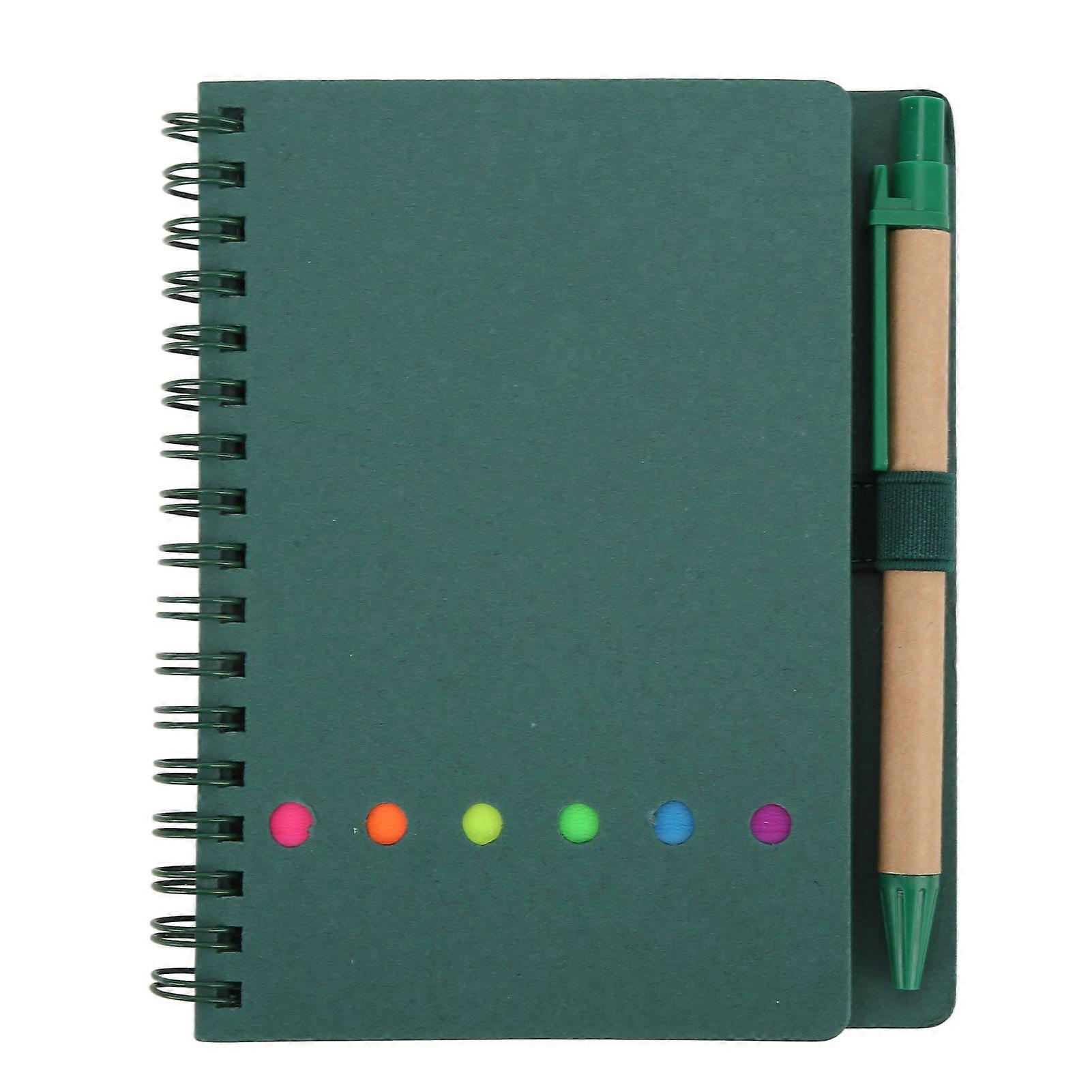 2025 Latest Model  Notebook Portable Simple Double Coil Leather Notebook